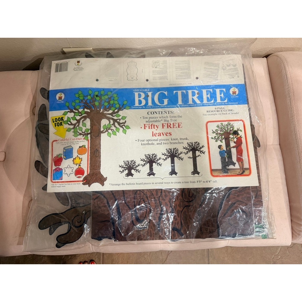 Vintage Carson Dellosa big tree laminated